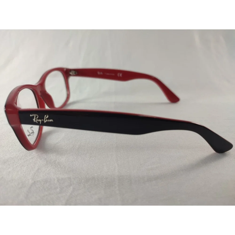 Ray-Ban RB1528‎ 3573 Black Red Junior Kids Eyeglass Frames 48mm NWT + Case